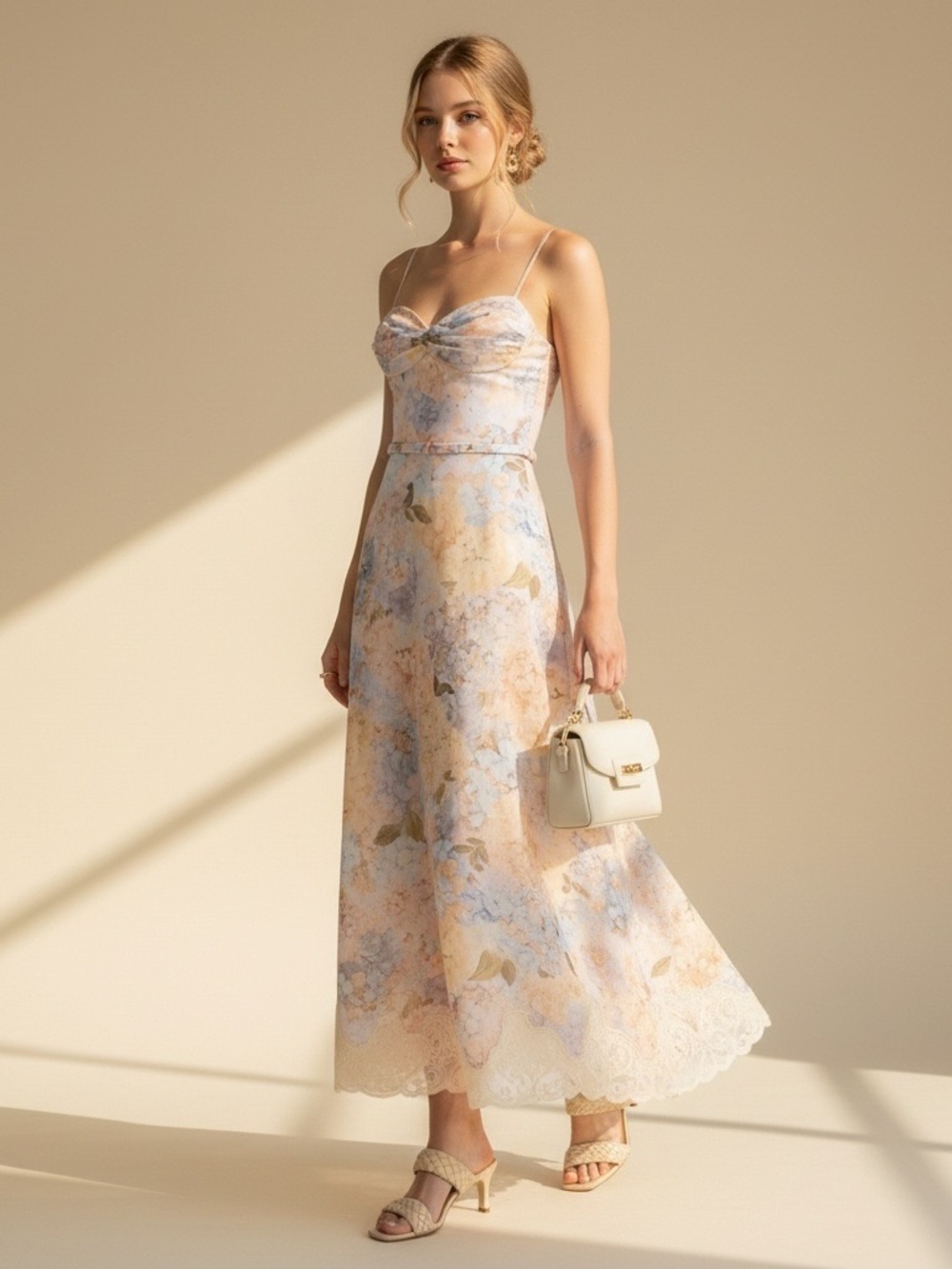 Zimmermann Valiant Tucked Midi Dress – Size 0 - Picture 2 of 8